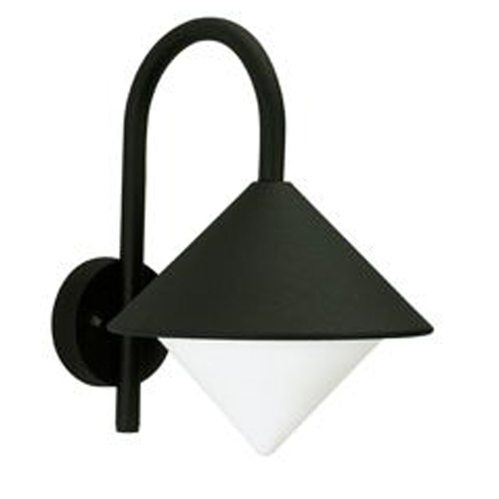 Albert Wand buitenlamp Triangle zwart 26 cm