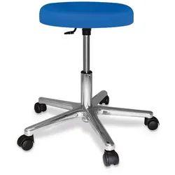 ratiomed Rollhocker delft mit poliertem Alu-Fußkreuz