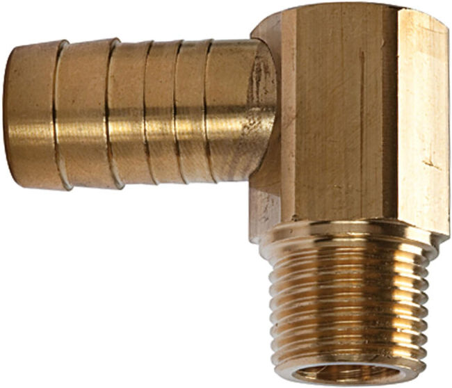 Riegler Raccord coudé fileté 90°, M8x0,75 mâle conique, raccord tuyau 9 mm (290.930)