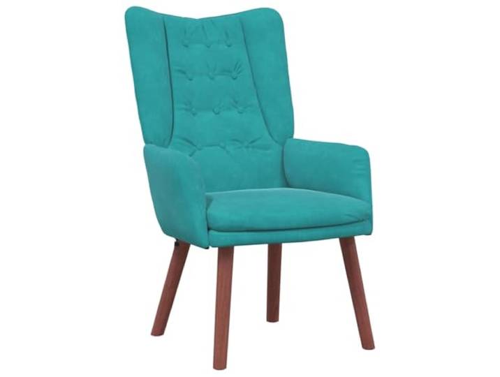 Sessel Türkis 63 x 67 x 94 cm Samt Samtpolsterung,gepolsterte Armlehnen,Gummibaum-Beine,braun,kompakt,Wohnzimmer,Schlafzimmer,Arbeitszimmer,minimalistisch