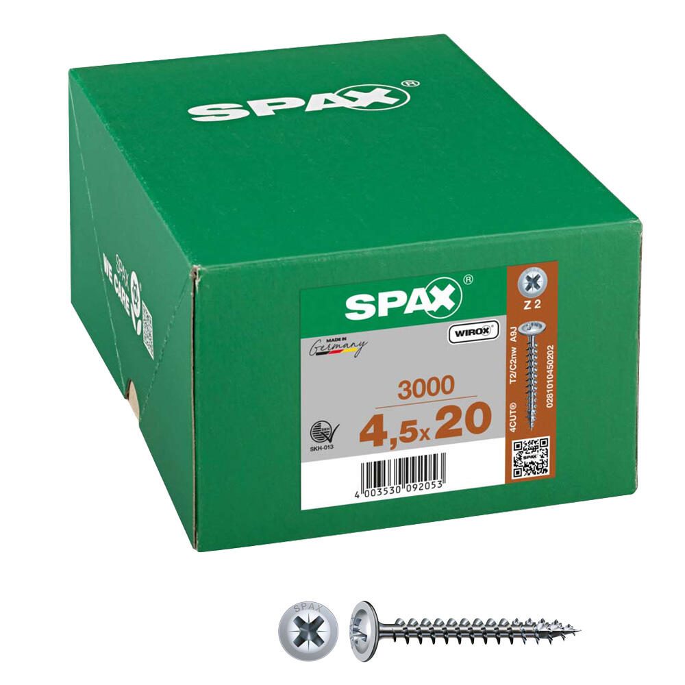 SPAX® Universalschrauben Z2 4,5x20 3000 St. 0281010450202