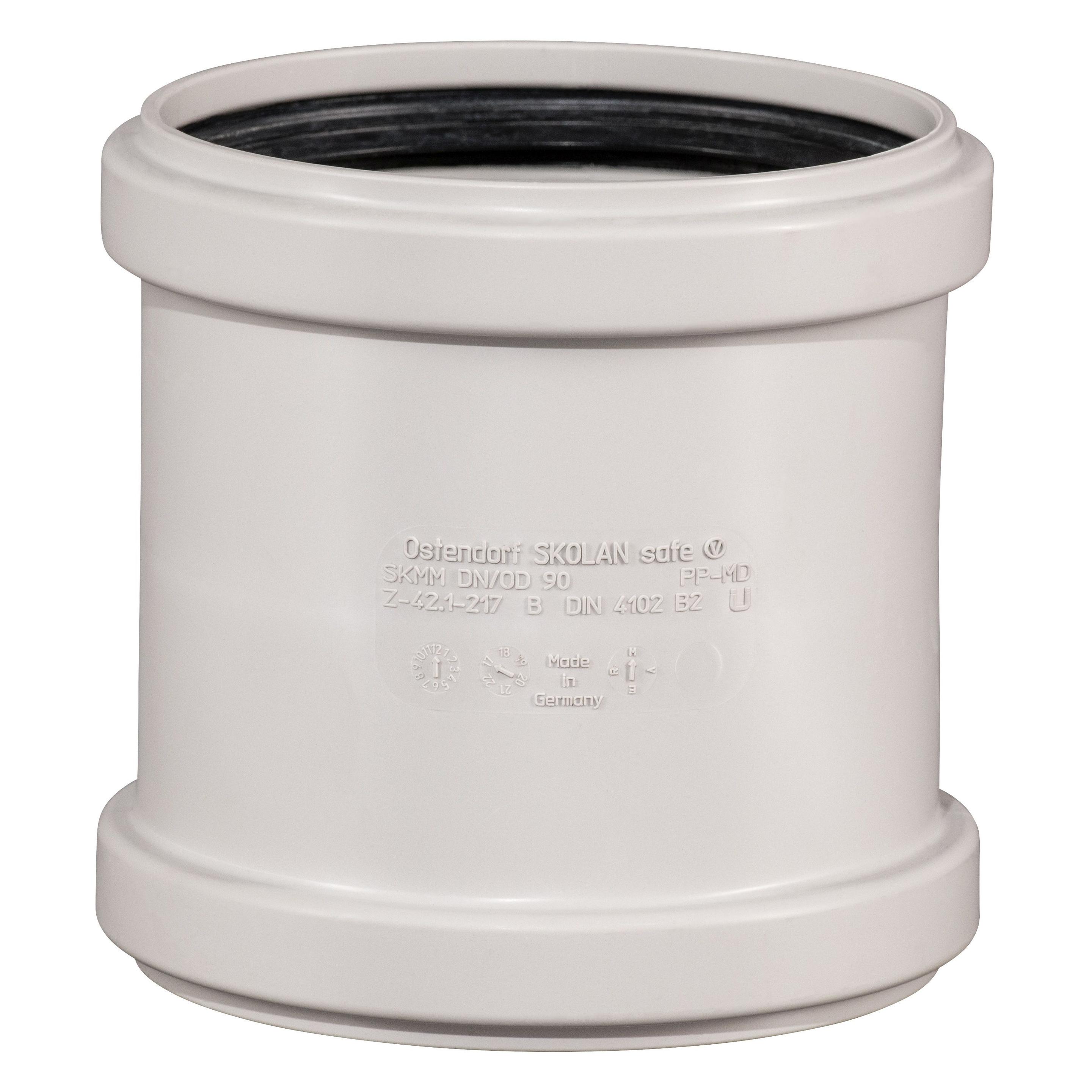 Ostendorf SKOLANsafe-Doppelmuffe MM DN/OD 90 (Verschlusskappe) (334510)