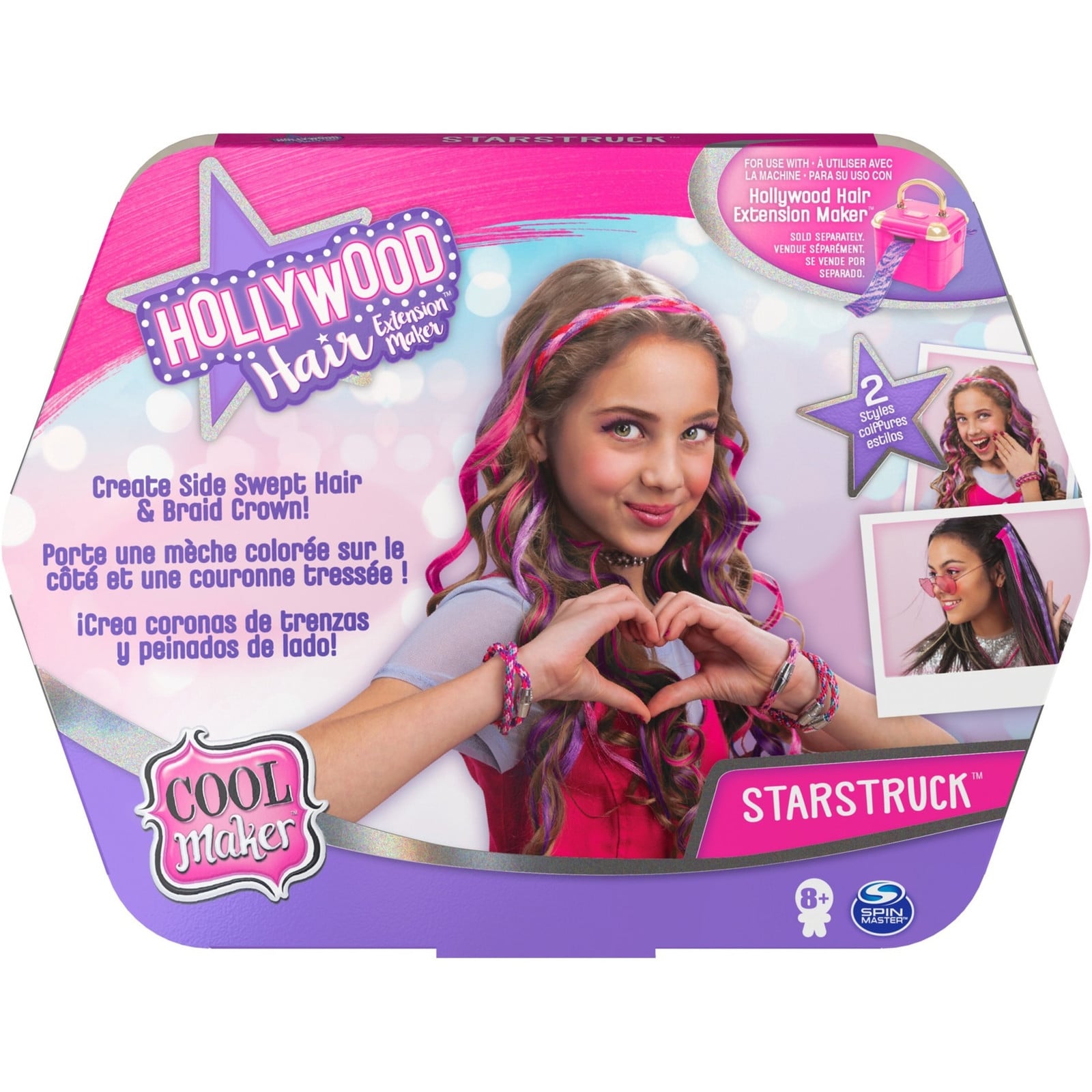 Spin Master Cool Maker CLM ACK Haarstylingpakket Bun & Pony GML met haaraccessoires voor kinderen, Meerdere kleuren