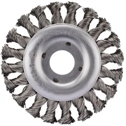 RHODIUS Rundbürste SRBZ | Ø 115 x 12 x 23 x 22,23mm gezopft | 353001