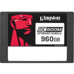 Kingston DC600M Enterprise SATA SSD 960 GB 2,5 zoll 3D TLC NAND