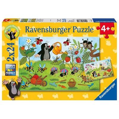 Puzzle Ravensburger Der Maulwurf im Garten 2 X 24 Teile