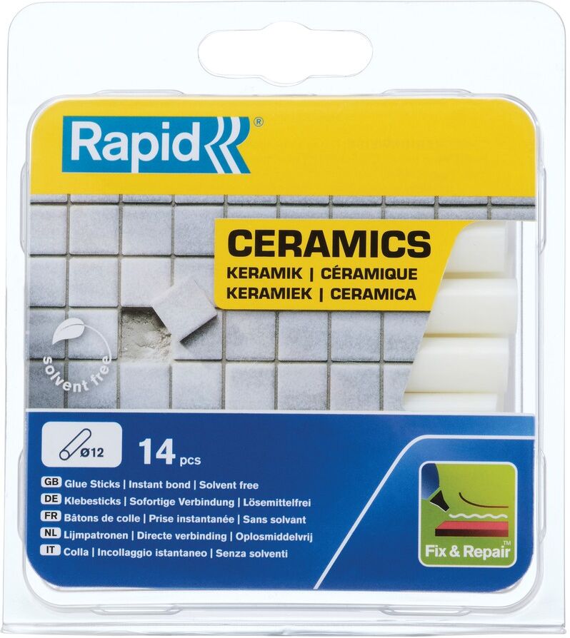 Isaberg Rapid AB Rapid 12 mm Klebesticks Keramik, kurz