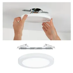 Paulmann 95389 LED Einbaupanel 2in1 Cover-it rund 225mm 16,5W 1200lm 4000K Weiß matt