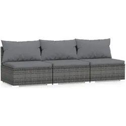 vidaXL, Gartenlounge, Ralenar (3-Sitzer)