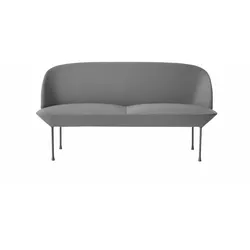 Muuto Oslo Sofa 2-Sitzer, steelcut 160 / schwarz