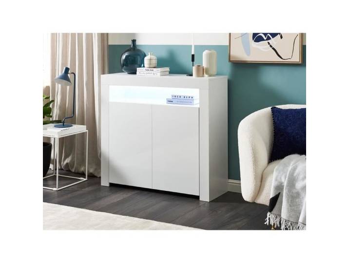 Buffet - BELIANI - COVINA - Blanc - Moderne - Scandinave