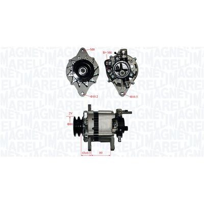 MAGNETI MARELLI Generator 063735114010 für NISSAN