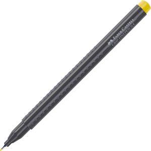 Faber-Castell Fineliner Grip Finepen, kadmiumgelb, Strichbreite 0,4 mm