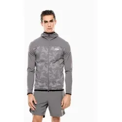 EA7 für Herren. 7M001625_AF13534 Sweatshirt VIGOR7 perlgrau (L), Weiß, Lässig, Sportlich, Sportbekleidung, Multisport, Polyamid