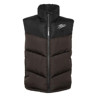 Kurzweste PLEIN SPORT "Kurze Weste", Herren, Gr. XL, schwarz (02, schwarz), Futter: 100% Polyester. Außenmaterial: 100% Polyester. Füllung: 100% Polyester, Westen