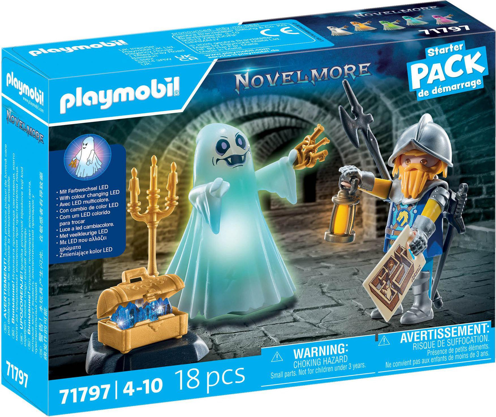 Playmobil 71797 Accessoires: 4 Rokken en Jurken, Meerkleurig, Kunststof