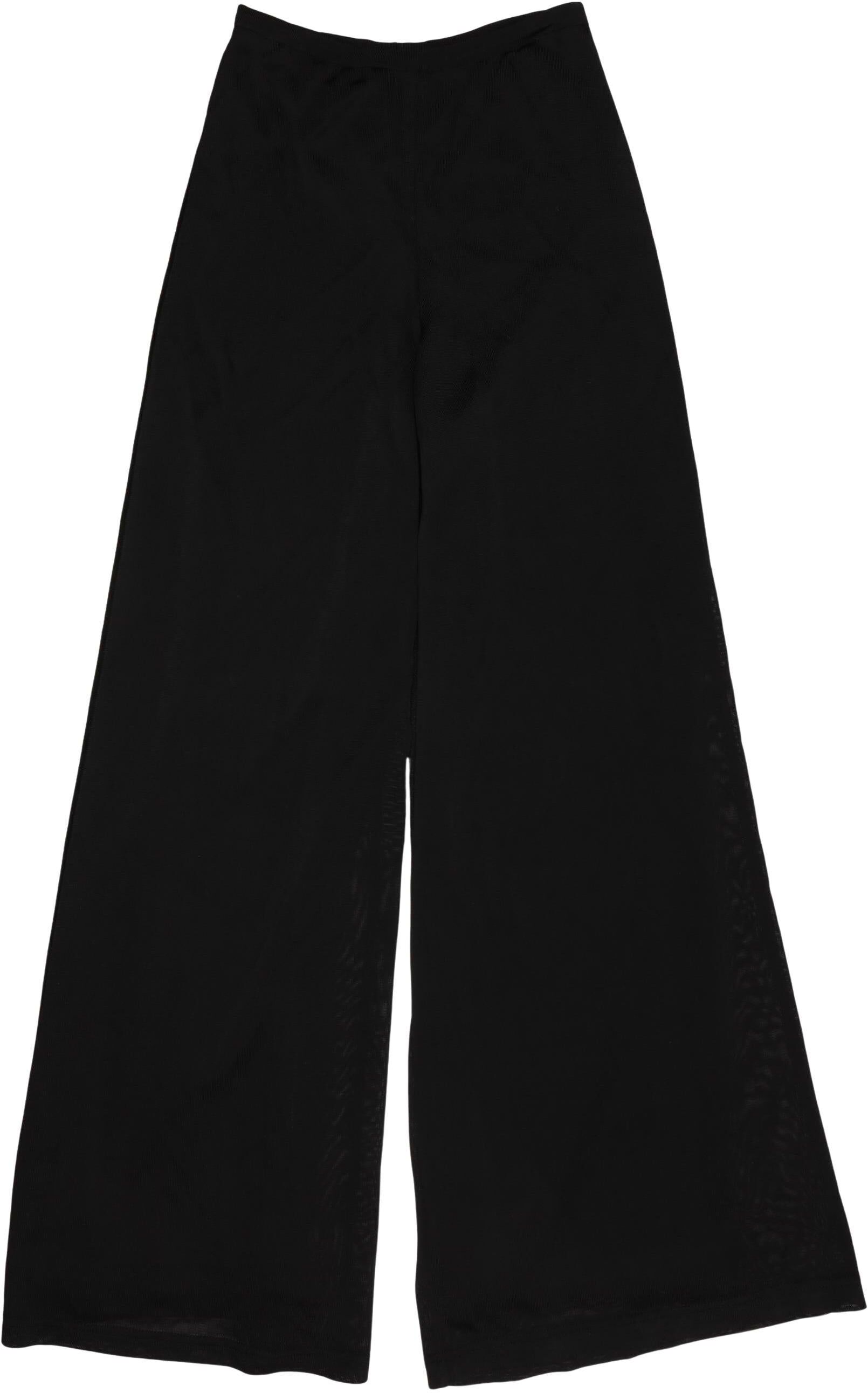 Herve Leger Damen Stoffhose, Schwarz, Gr. S, Viskose - Second Hand
