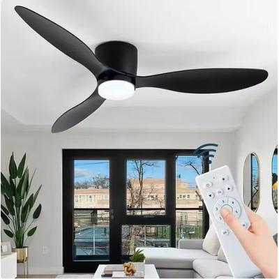 Uplifted Finds IRALAN Ceiling Fan With Light Reversible DC Motor 6 Speed Dimmable 52 Inch black