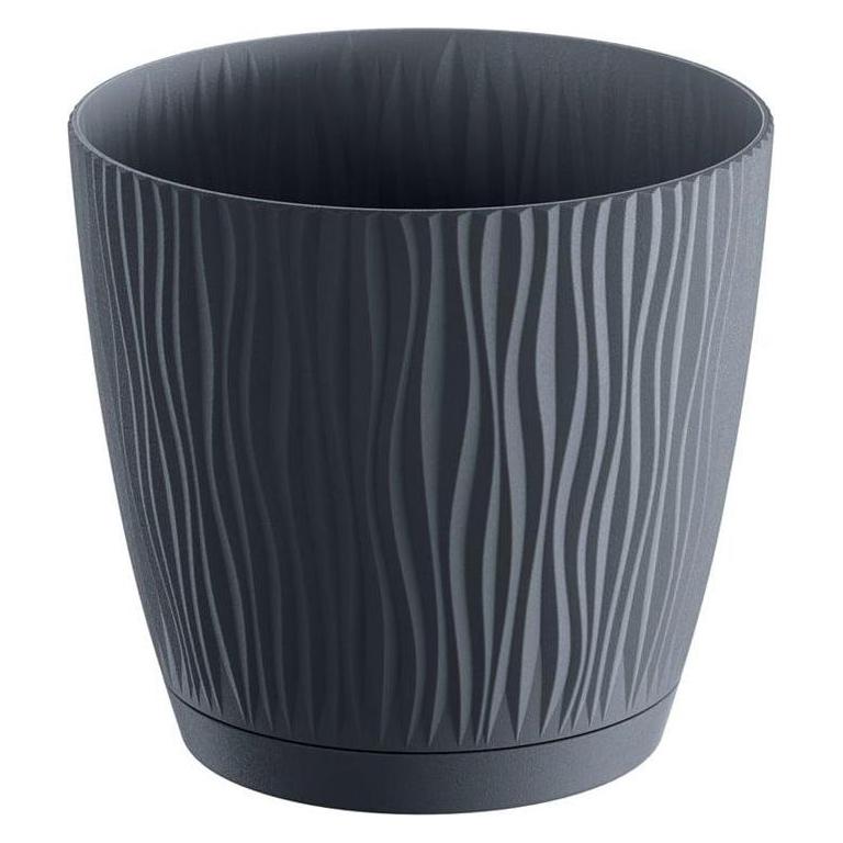 Prosperplast Flowerpot Sandy P DSY110P, Ø 11 cm, grey (11 x 10.20 cm) (60481132)