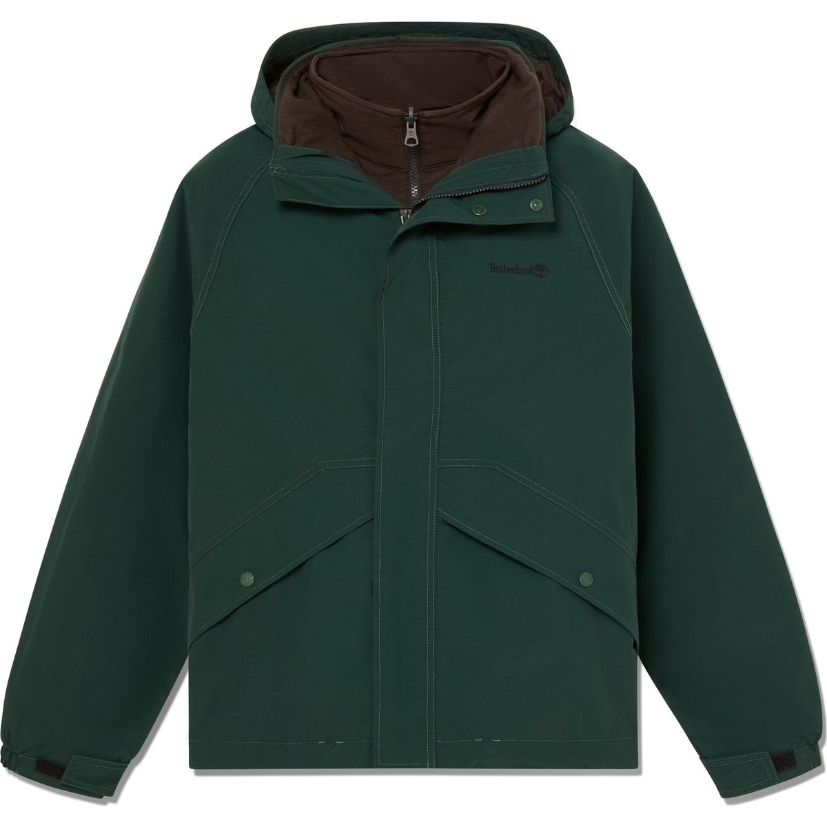 Timberland Mens Waterproof 3in1 Jacket (softshell Inner) scarab L TBC0YH6XEA11-L
