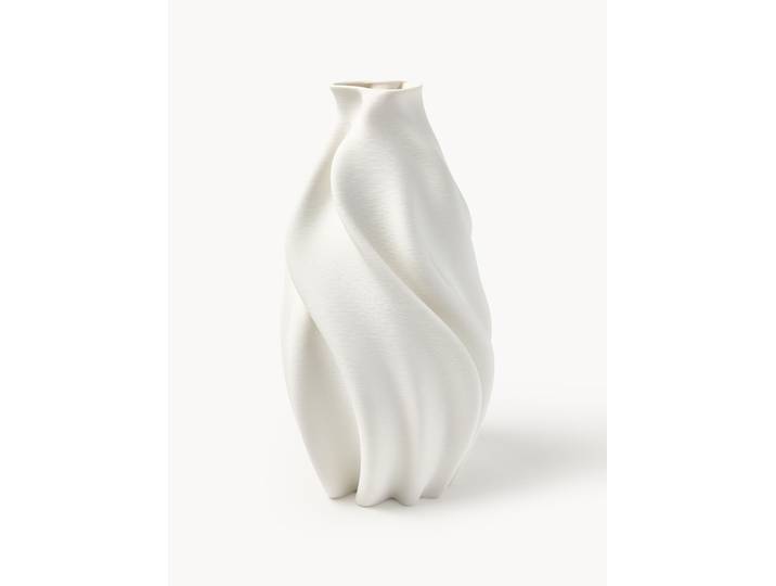3D-geprinte porseleinen vaas Lyria, H 40 cm