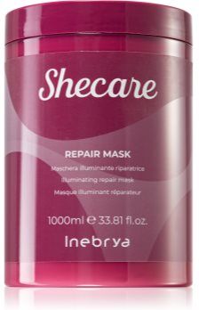 Inebrya Shecare Repair Mask máscara regeneradora para cabelo danificado 1000 ml. Shecare Repair Mask