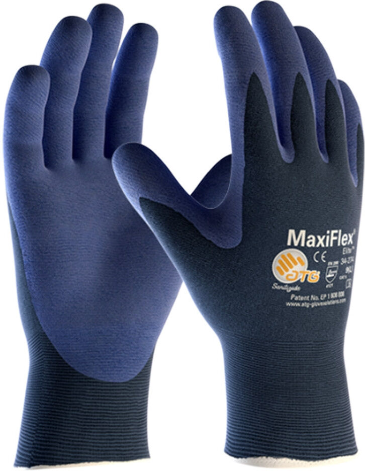 ATG Guanti Maxiflex Elite 34-274 per manipolazione di precisione in ambiente asciutto