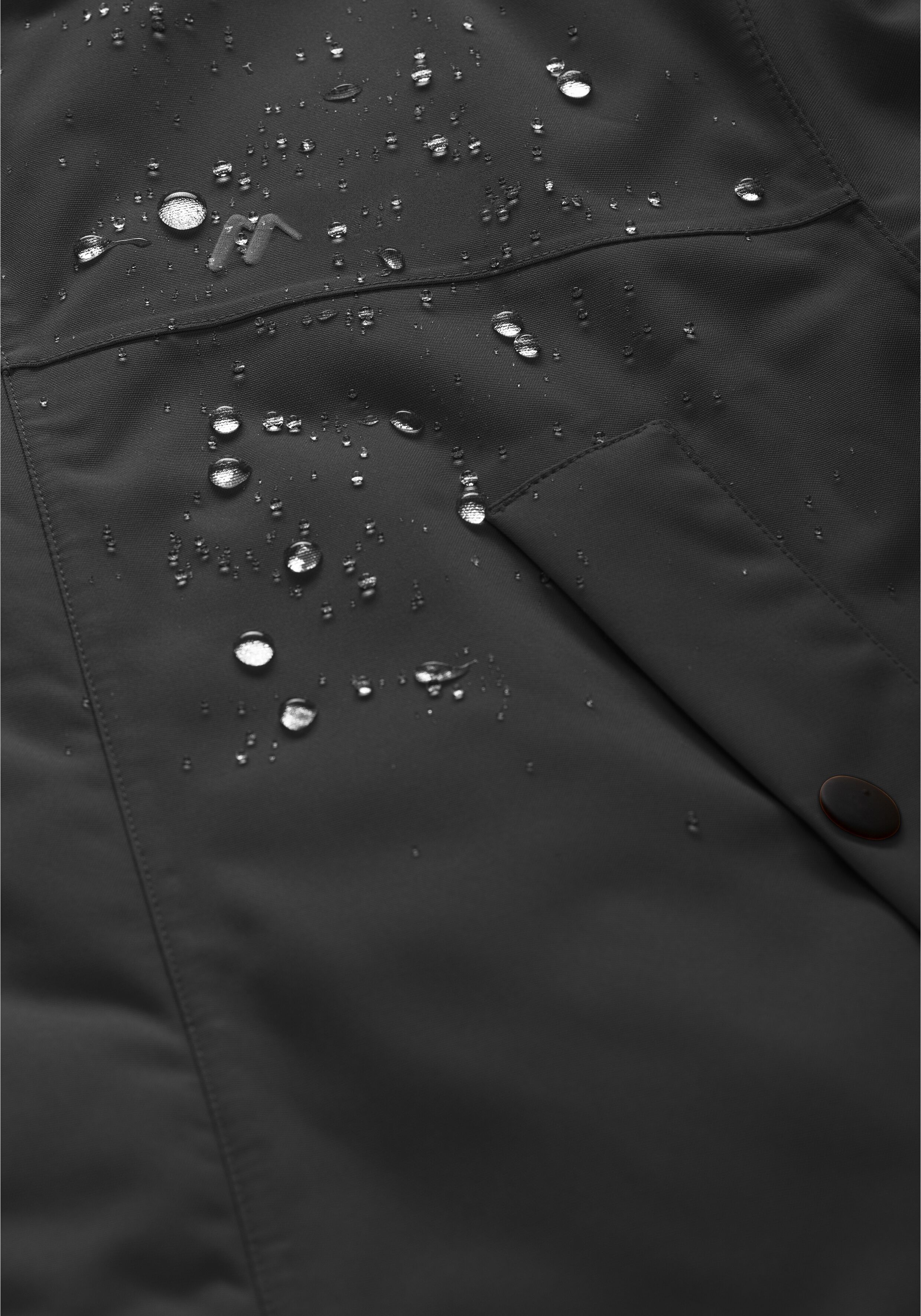 Funktionsjacke MAIER SPORTS "SENNE", Herren, Gr. 54, schwarz, 100% Polyester, Jacken Funktionsjacke, Herren Outdoor-Jacke, wind/wasserdicht, 6 geräumige Taschen schwarz 54