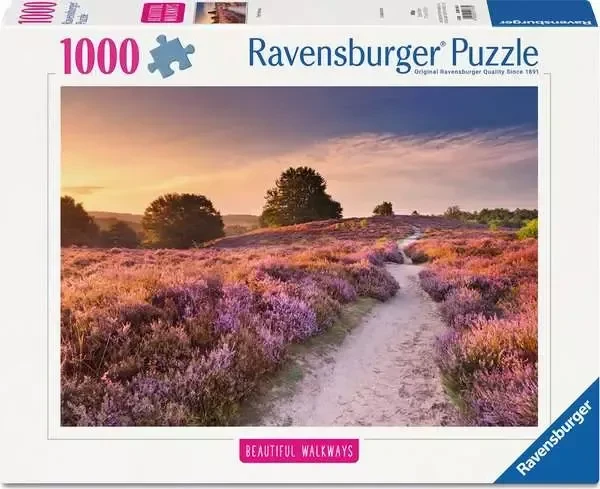 Ravensburger Puzzle Beautiful Walkways - Traumpfad in Rosa (1000 Teile)