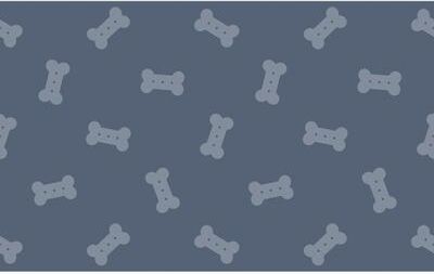 FloorPops Bones Blue Anti-Fatigue Comfort Mats - 32x20x0.14