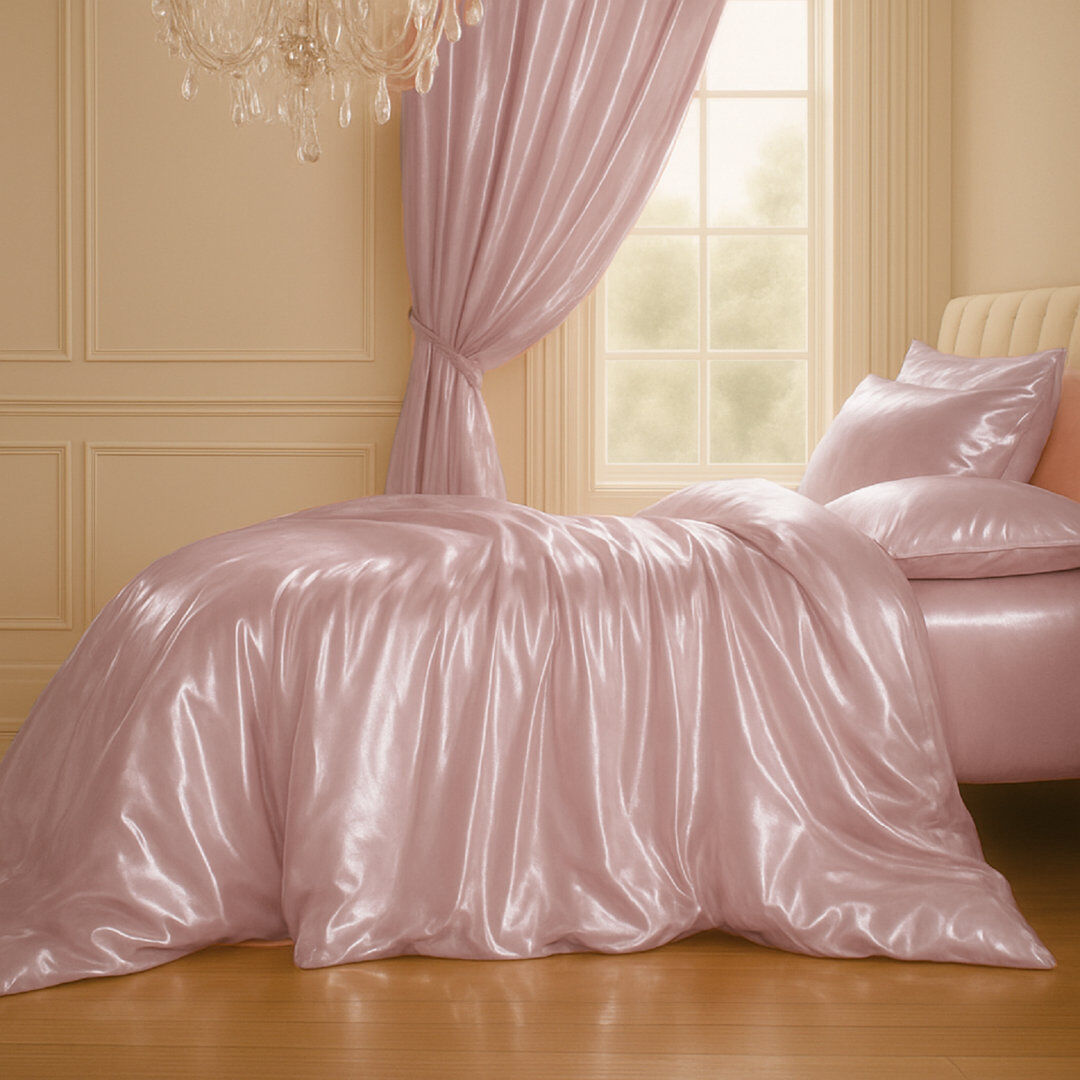 Sweet Dreams Silk Duvet Cover Silver Double Duvet Cover