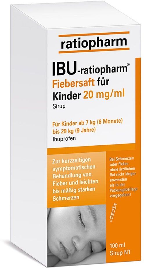 IBU ratiopharm IBU-ratiopharm 2% Fiebersaft für Kinder