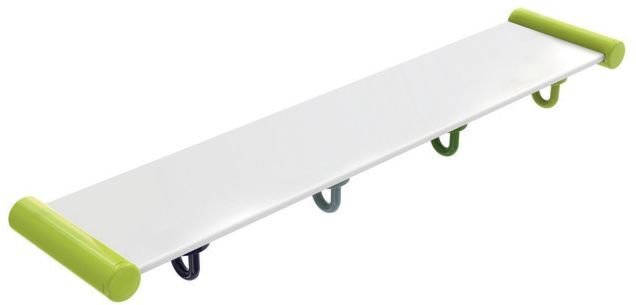 Hewi Ablage 800.03.40374 mit Haken, 4 Plätze, apfelgrün