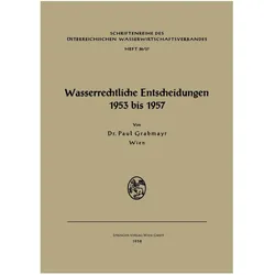 Wasserrechtliche Entscheidungen 1953 bis 1957, Fachbücher