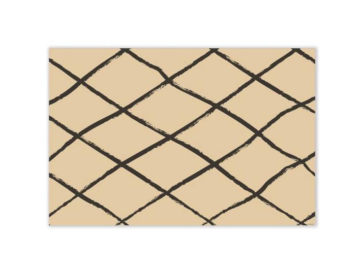 Mubusi Tapis Vinyle Berbère Crème 200x300 cm - Tapis Chambre en Vinyle