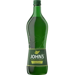 John's Natural Cordial Lime 0,7 Liter