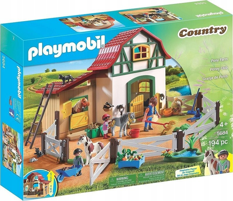 Playmobil Boerderij met paarden en dieren, meerkleurig