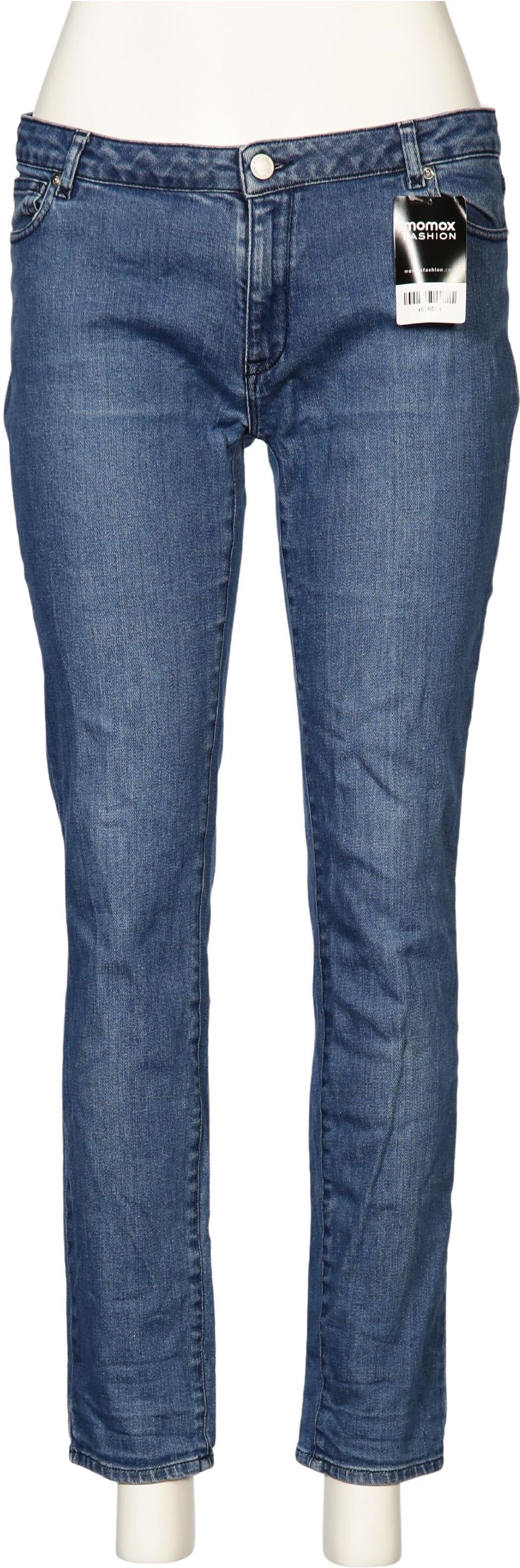 Maison Kitsune Damen Jeans, Blau, Gr. W31, Elasthan / Baumwolle - Second Hand
