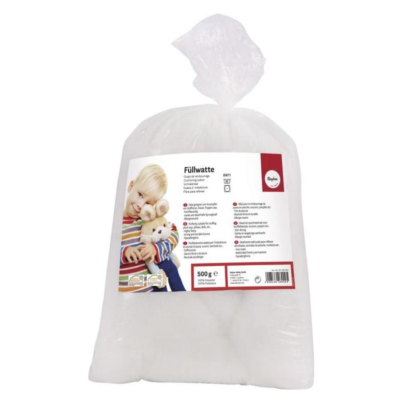 Rayher Fllwatte, hochflauschig, Flocken 500 g (30195000)