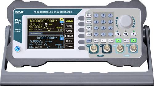 Joy-it Signalgenerator 1 nHz - 80 MHz 2-Kanal Dreieck, Lorentzkurve, Puls, Rampe, Rauschen, Rechteck, Signal, Sinus, TT