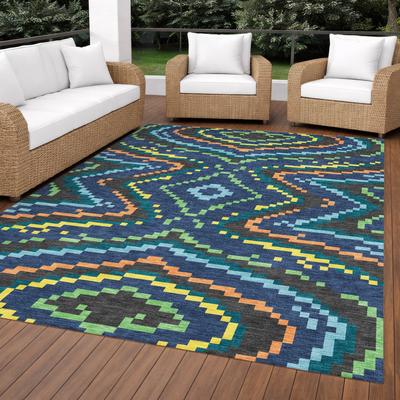 Addison Rugs Machine Washable Indoor/ Outdoor Modern Atar Chantille Rug