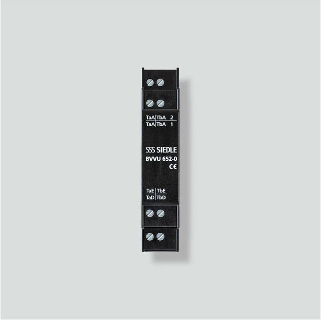 Siedle&Söhne; Répartiteur vidéo bus asymétrique noir BVVU 652-0 (200049631-00)