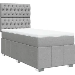 vidaXL, Boxspringbett, Xadenas (Knopfheftung Design) (140 x 200 cm)