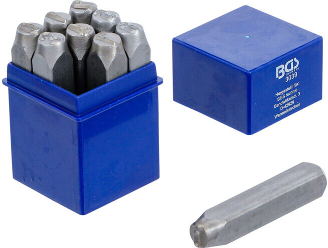 Chiffres à frapper 10 mm Kraftmann ; BGS technic (3039)