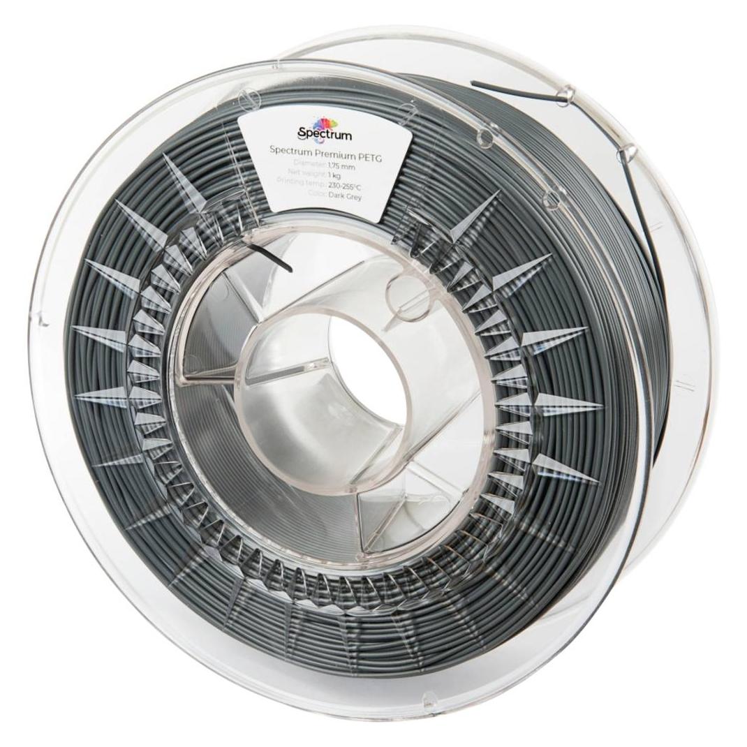 Spectrum Filament PETG dark grey 1.0kg 1.75mm (PETG, 1000 g, 1.75 mm) (5903175652102)