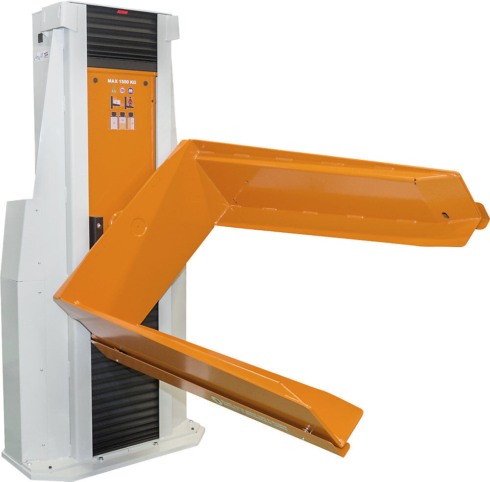Niveaulift, mit Neigung 2 x 40°, Hubbereich 50 - 930 mm, Tragfähigkeit 1500 kg Edmolift