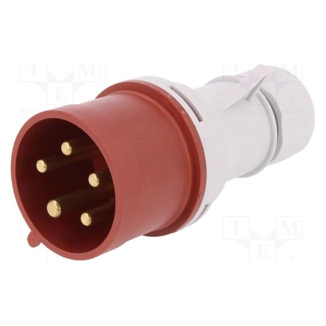 Pawbol B.1032 wtyczka siłowa 32A 5p Twiggy IVN 325 (IEC 60309) (B.1032)