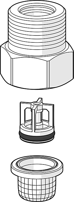 Schmutzfilter Rückflussverhinderer 59914086 HANSA 59914086 chr