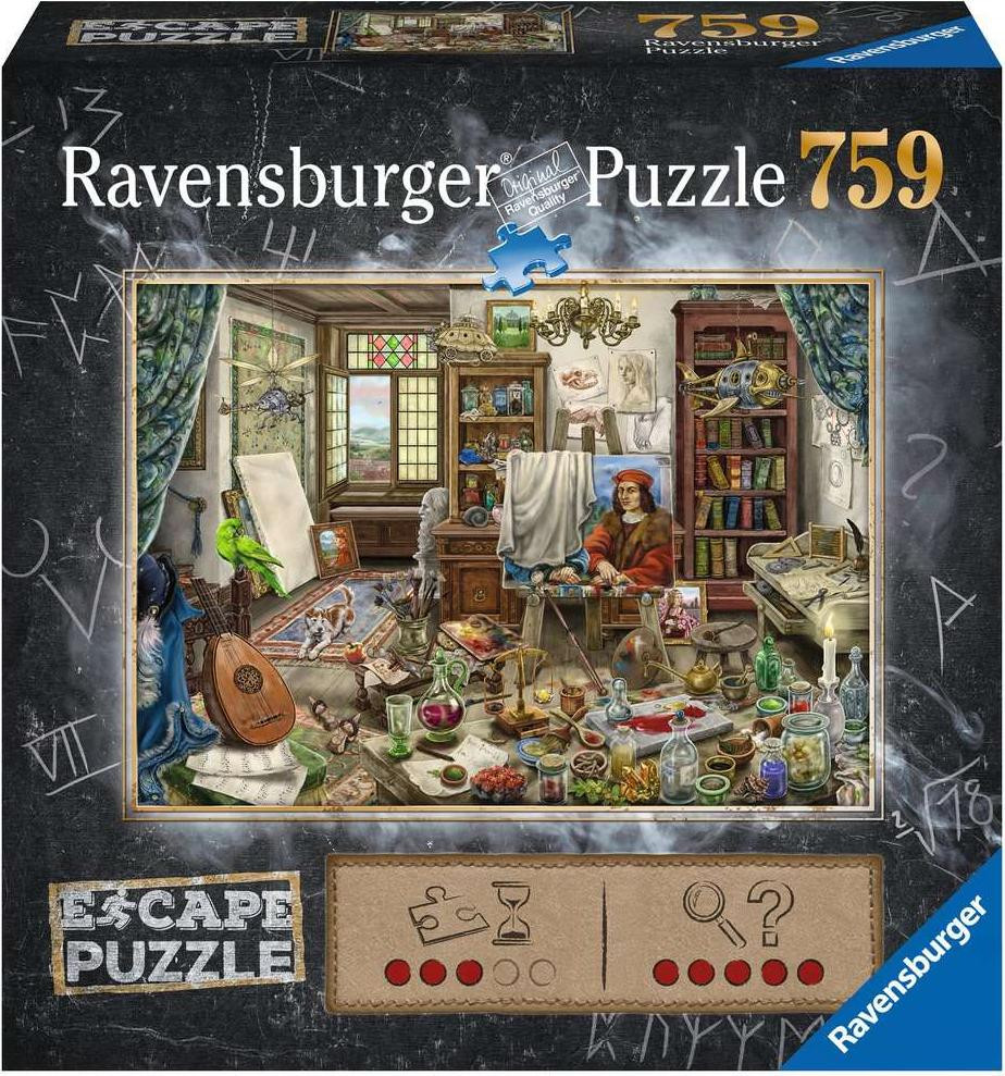 Ravensburger Escape Da Vinci Puzzel met 759 onderdelen voor 12 jaar en ouder