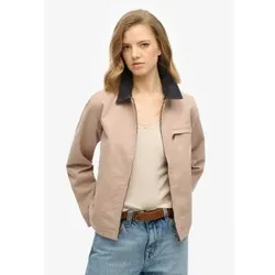 Superdry für Damen. W5011872A Ranch Jacket beige (L), Lässig, Recyceltes Polyester, Nachhaltig